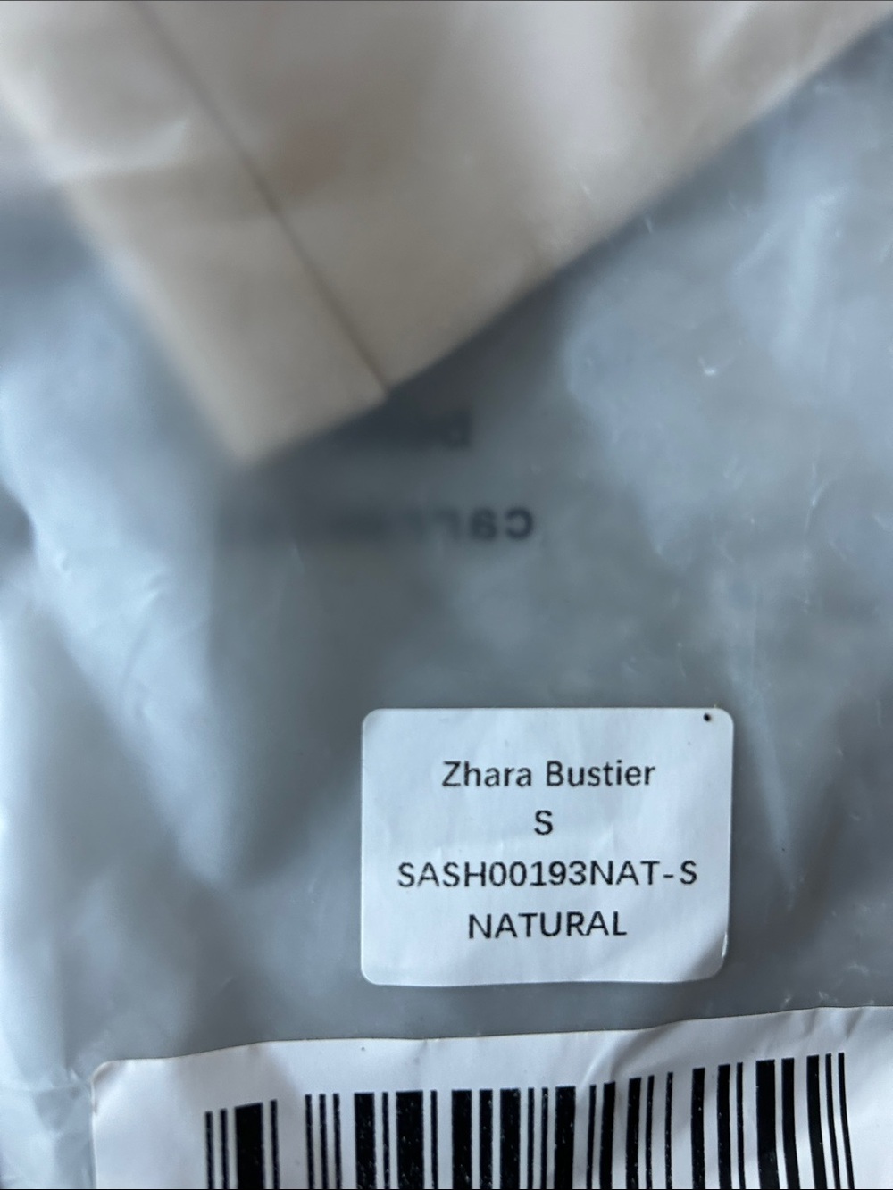 Sasha Therese Zhara Bustier Natural S - Picture 9 of 9